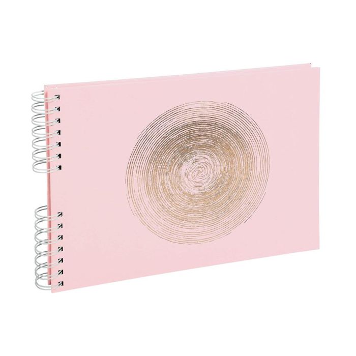 Album De Fotos Espiral Exacompta Ellipse 50 Paginas 32x22 cm Color Rosa