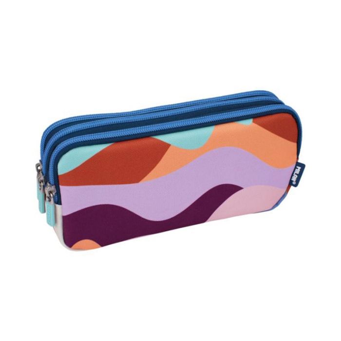 Bolso Escolar Portatodo Milan The Fun Multicolor 3 Cremalleras 220x80x100 mm