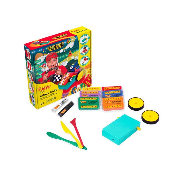 Juego Jovi Plastilina Jovitech Crazy Cars Fantasy Kit 2