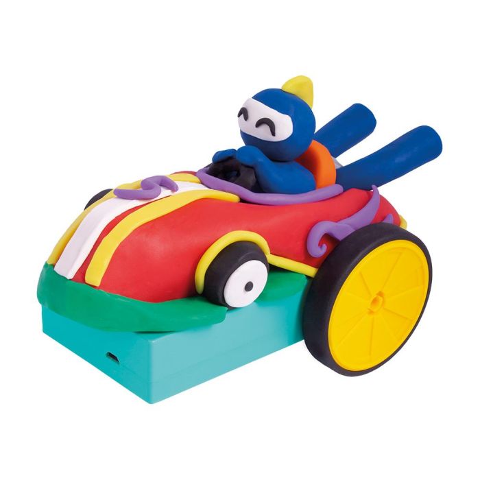 Juego Jovi Plastilina Jovitech Crazy Cars Fantasy Kit 3