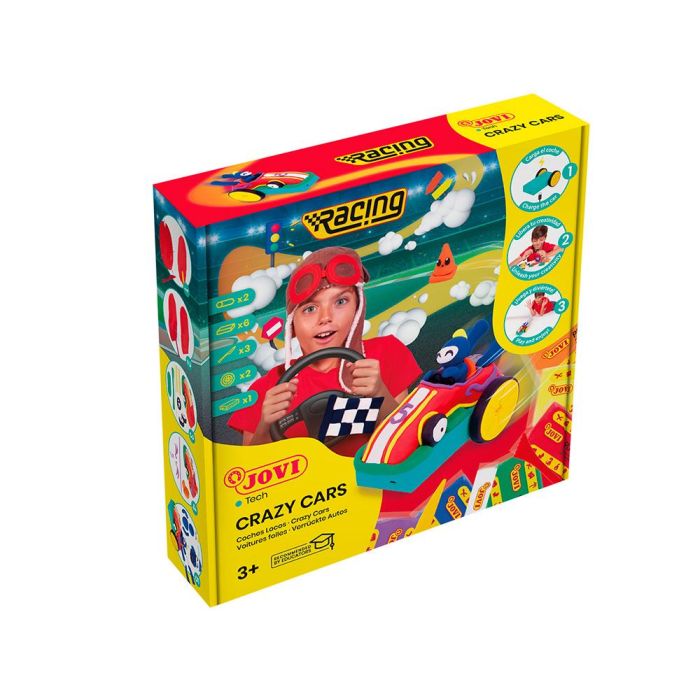 Juego Jovi Plastilina Jovitech Crazy Cars Fantasy Kit