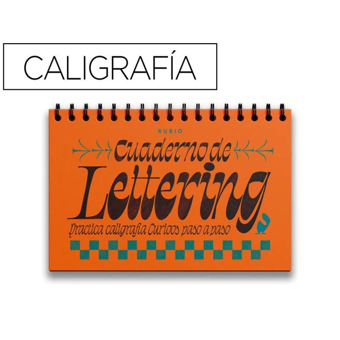 Rubio Cuaderno De Lettering Practica Caligrafía Curioos Paso A Paso