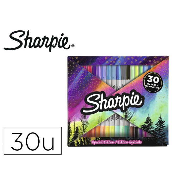 Rotulador Sharpie Fine Blister 30 Uds. Fold + 20 Uds.Fine + 10 Uds. Ultrafine