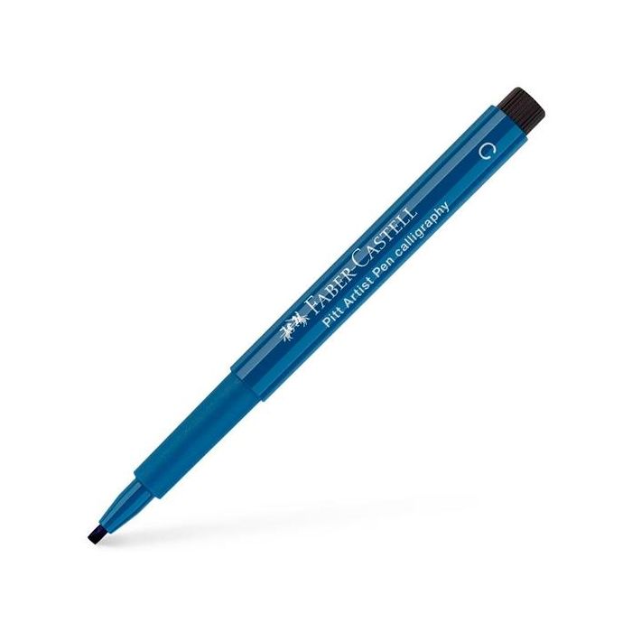 Faber Castell Rotulador Permanente Pitt Artist Pen Calligraphy 2.5 mm Azul De Idantreno