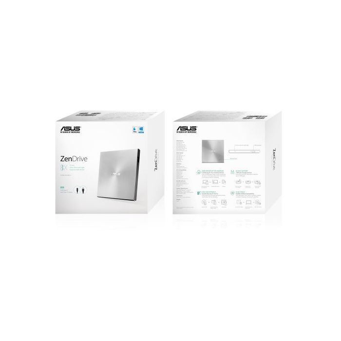 Grabadora DVD-RW Externa Ultra Slim Asus 90DD02A2-M29000 USB 5