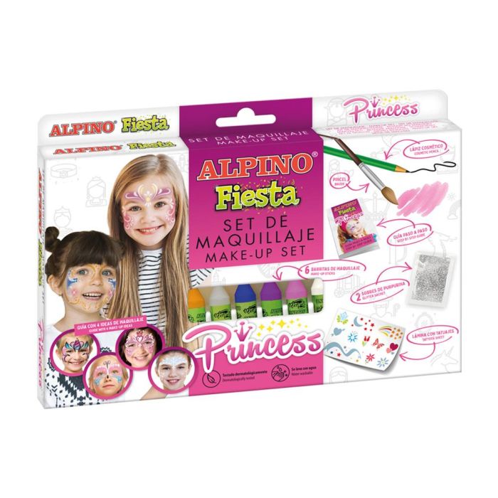 Barra De Maquillaje Alpino Princesa Caja De 6 Unidades Colores Surtidos 1