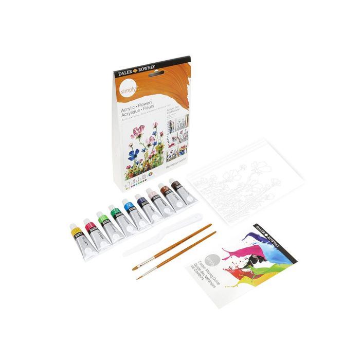 Set Pintura Acrilica Daler Rowney Simply Activity 1