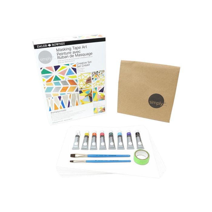 Set De Pintura Daler Rowney Simply Creativo Masking 1