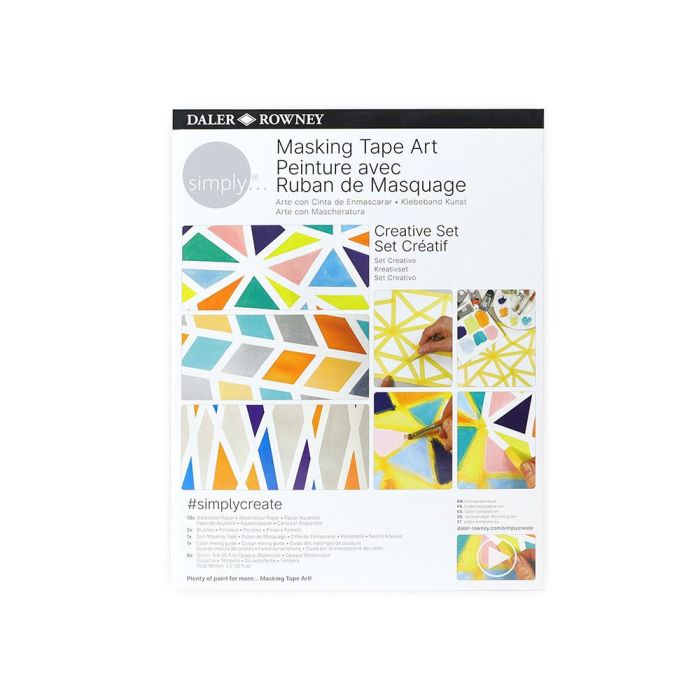 Set De Pintura Daler Rowney Simply Creativo Masking