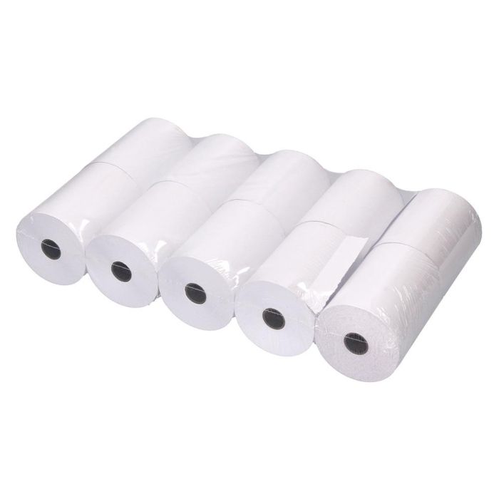 Rollo Sumadora Termico Q-Connect 80 mm Ancho X 60 mm Diametro Sin Bisfenol A Papel De 70 gr-M2 10 unidades 4