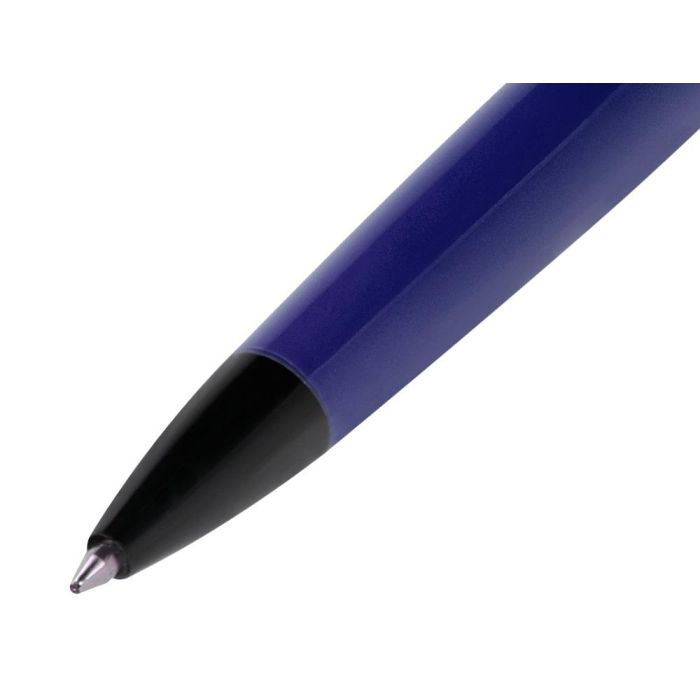 Boligrafo Belius Turbo Aluminio Color Azul Y Negro Tinta Azul Caja De Diseño 6