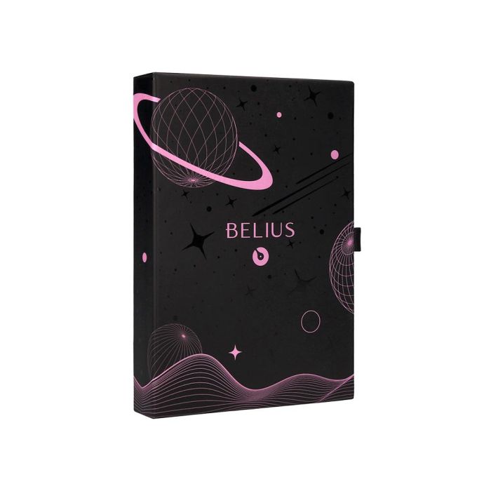 Roller Y Funda De Similpiel Belius Space B Color Minimalista Rosa Tinta Azul Caja De Diseño 2