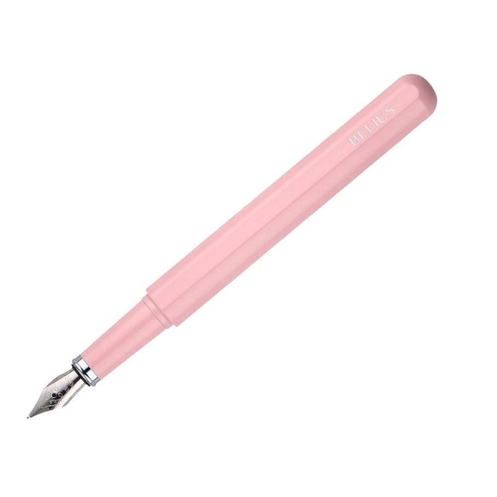 Pluma Y Funda De Similpiel Belius Space B Color Minimalista Rosa Tinta Azul Caja De Diseño 8