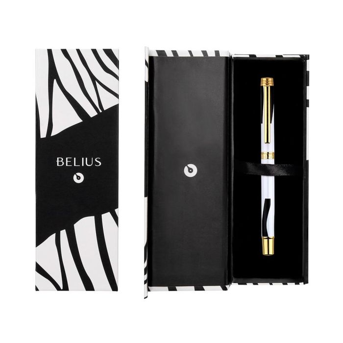 Roller Belius Dualita Cuerpo Negro Color Blanco Tinta Negra Caja De Diseño 3