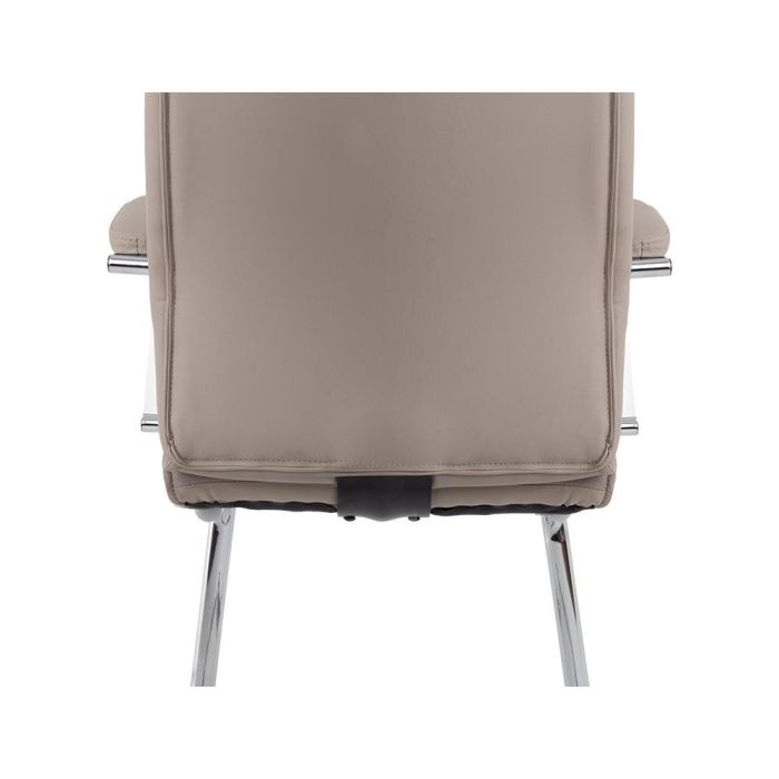 Silla Q-Connect Escritorio Mod Ena Simil Piel Base Metalica Alt Max 1050 Anc 630 Prof 650 Color Gris 7