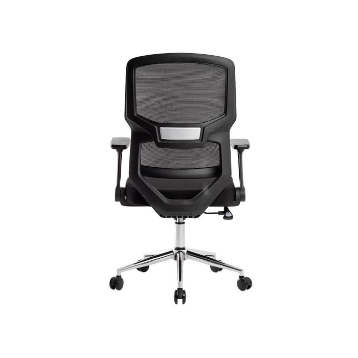 Silla Q-Connect Oficina Lucca Malla Base Metalica Alt Max 1090 Anc 700 Prof 650 Ruedas Premium Color Negro 3