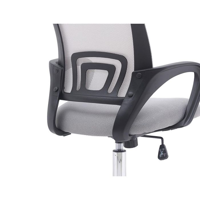 Silla Q-Connect Oficina Siena Malla Base Metalica Alt Max 1000 Anc 560 Prof 570 Ruedas Premium Color Blanco Gris 7