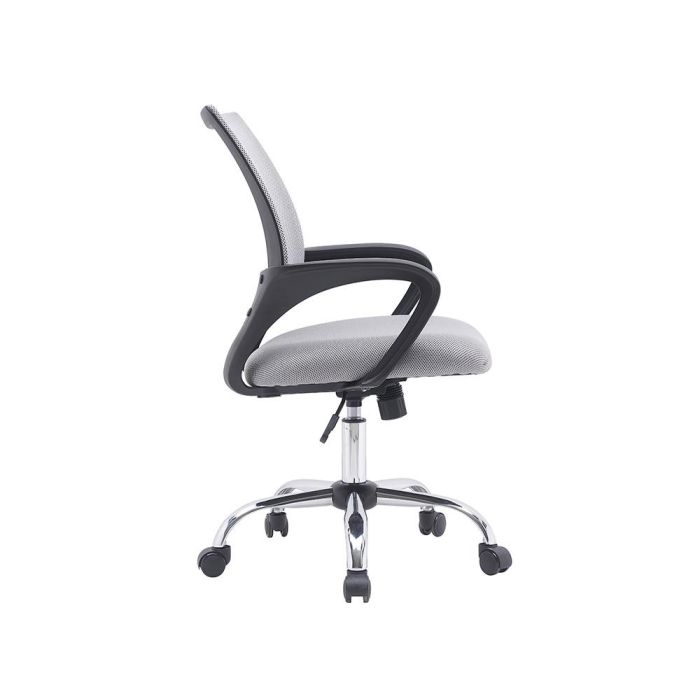 Silla Q-Connect Oficina Siena Malla Base Metalica Alt Max 1000 Anc 560 Prof 570 Ruedas Premium Color Blanco Gris 2