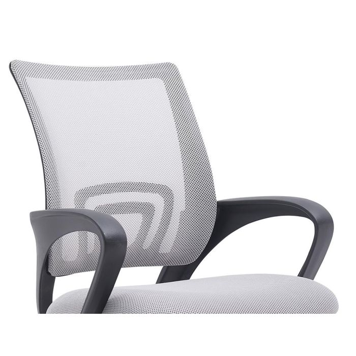 Silla Q-Connect Oficina Siena Malla Base Metalica Alt Max 1000 Anc 560 Prof 570 Ruedas Premium Color Blanco Gris 5