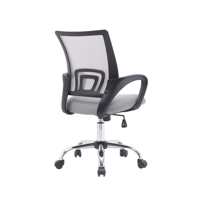 Silla Q-Connect Oficina Siena Malla Base Metalica Alt Max 1000 Anc 560 Prof 570 Ruedas Premium Color Blanco Gris 6