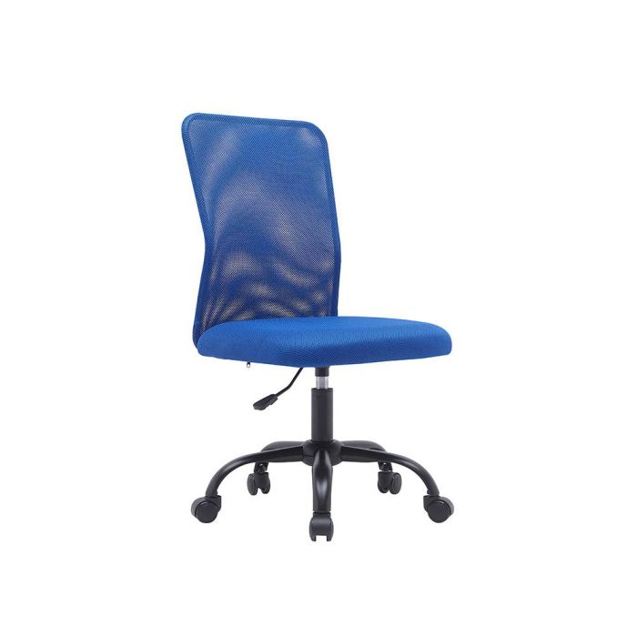 Silla Q-Connect Oficina Parma Malla Sin Reposabrazos Alt Max 990 Anc 480 Prof 590 Color Azul 4