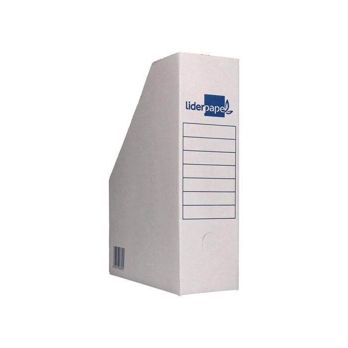 Revistero Liderpapel Ecouse Carton 100% Reciclado Color Blanco 256x100X335 mm 2