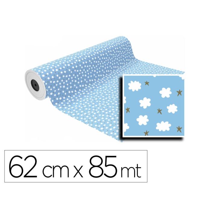 Papel De Regalo Basika In1903-A Bobina Ancho 62 cm Longitud 85 M Peso 4 kg Gramaje 60 gr Papel De Regalo Basika In1903-A Bobina Ancho 62 cm Longitud 85 M Peso 4 kg Gramaje 60 gr