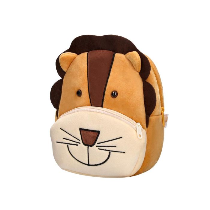 Cartera Preescolar Liderpapel Mochila Infantil Peluche Leon 260x100X240 mm 1