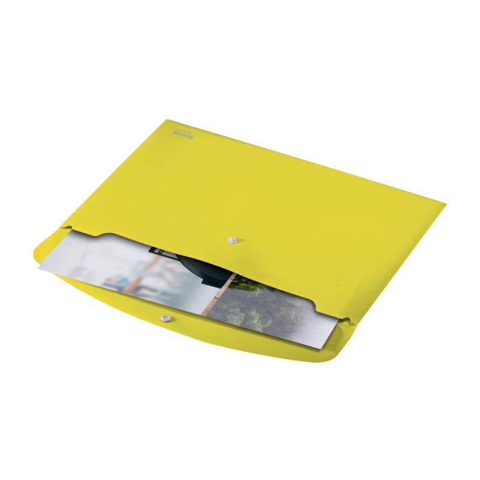 Carpeta Leitz Recycle Portadocumentos Broche Din A4 Polipropileno Amarillo 5