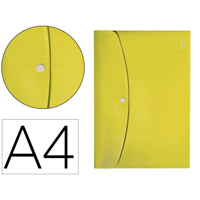 Carpeta Leitz Recycle Portadocumentos Broche Din A4 Polipropileno Amarillo