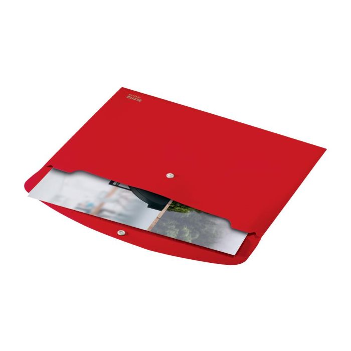 Carpeta Leitz Recycle Portadocumentos Broche Din A4 Polipropileno Rojo 5