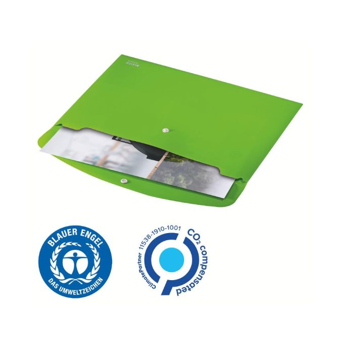 Carpeta Leitz Recycle Portadocumentos Broche Din A4 Polipropileno Verde 3