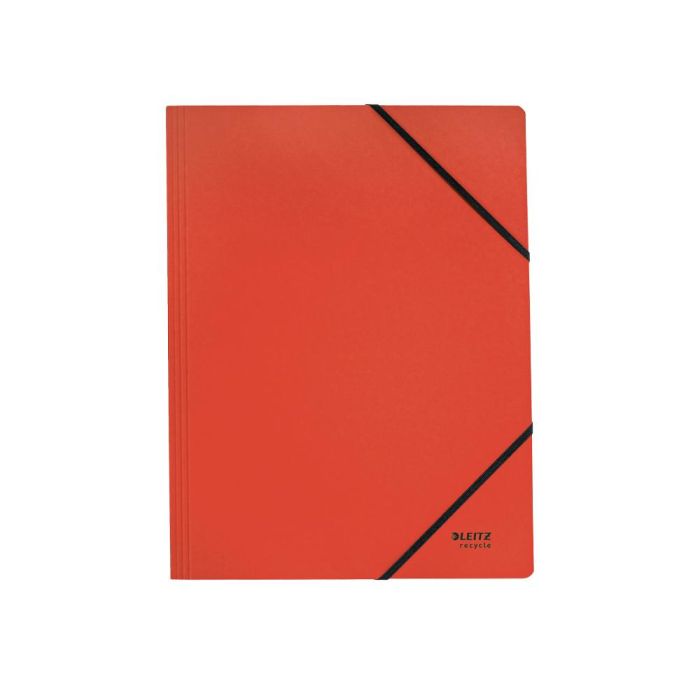 Carpeta Leitz Recycle Gomas Din A4 Carton Reciclable 100% Rojo 1