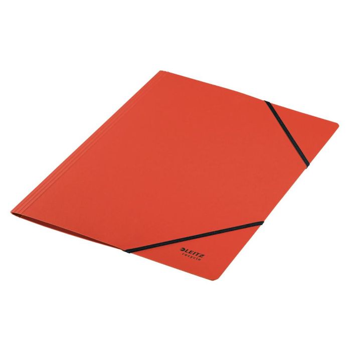 Carpeta Leitz Recycle Gomas Din A4 Carton Reciclable 100% Rojo 5