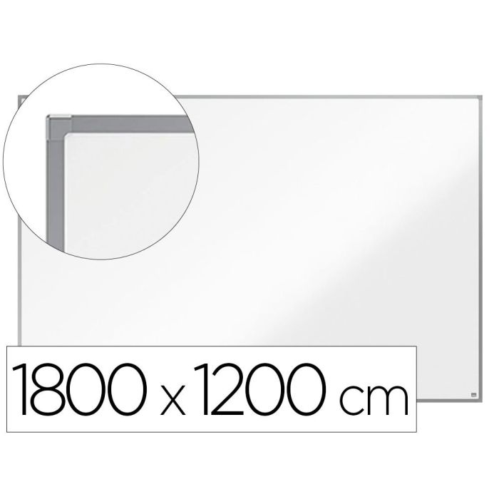 Pizarra Blanca Nobo Essence Acero Vitrificado Magnetica 1800x1200 mm