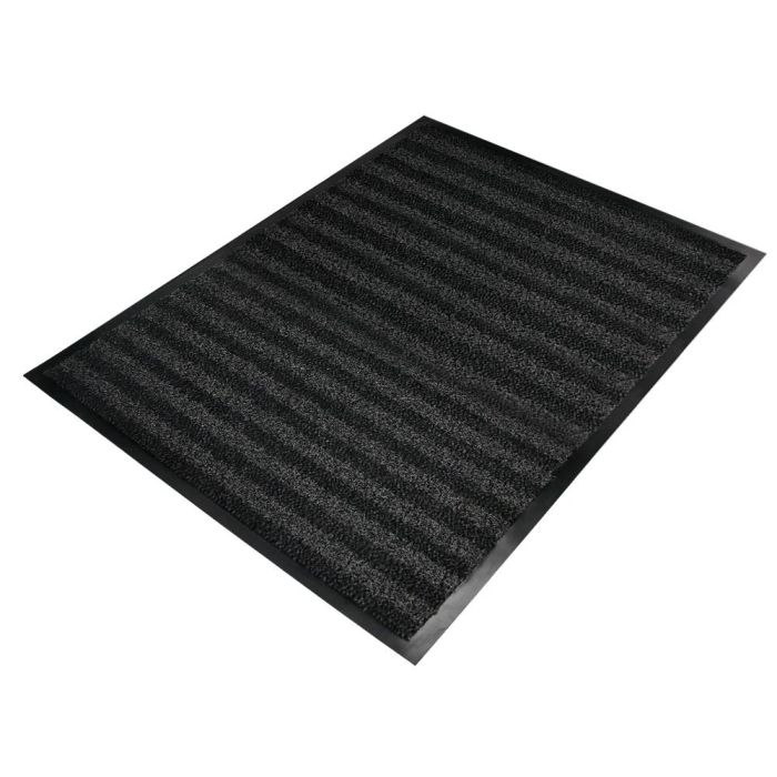 Alfombra Para Suelo Q-Connect Premium Para Interiores Antideslizante Fibra Polipropileno Y Fieltro Gris 90x150 cm 2