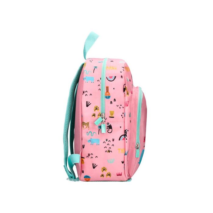 Cartera Escolar Liderpapel Moc Hila Infantil Safari Diseño Cebra Rosa 330x100X250 mm 4