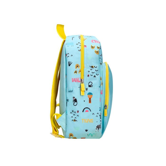 Cartera Escolar Liderpapel Moc Hila Infantil Safari Diseño Leon Azul 330x100X250 mm 1