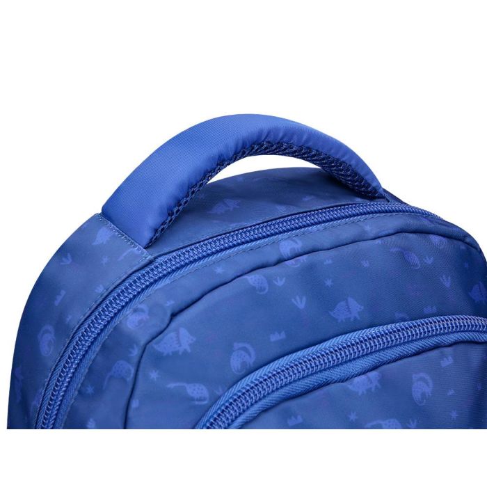 Cartera Escolar Liderpapel Moc Hila Multibolsillo Infantil Dino Azul 350x110X270 mm 2