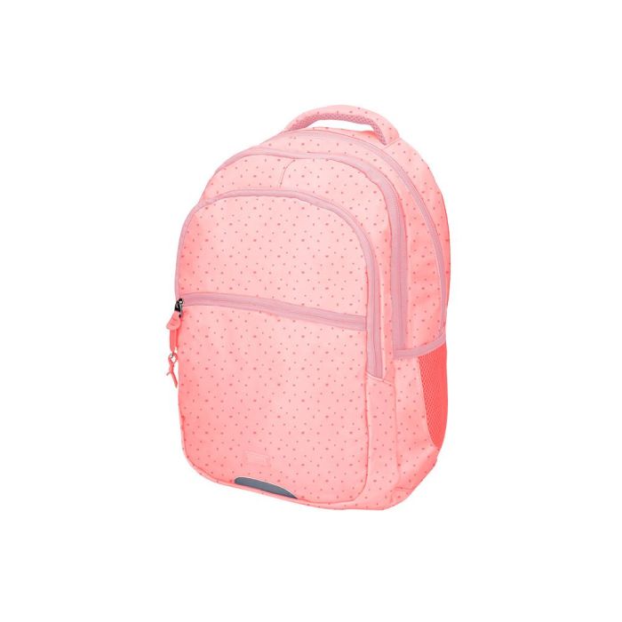 Cartera Escolar Liderpapel Moc Hila Multibolsillo Diseño Rosa 450x145X300 mm 1