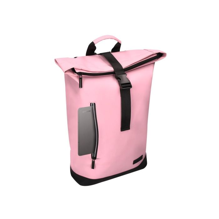 Cartera Antartik Mochila Water Proof Enrollable Diseño Casual Color Rosa 480x130X280 mm