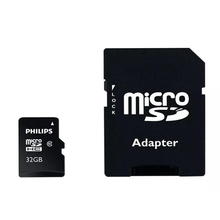 Memoria Sdhc Micro Philips 32 grb Class 10 Con Adaptador 1