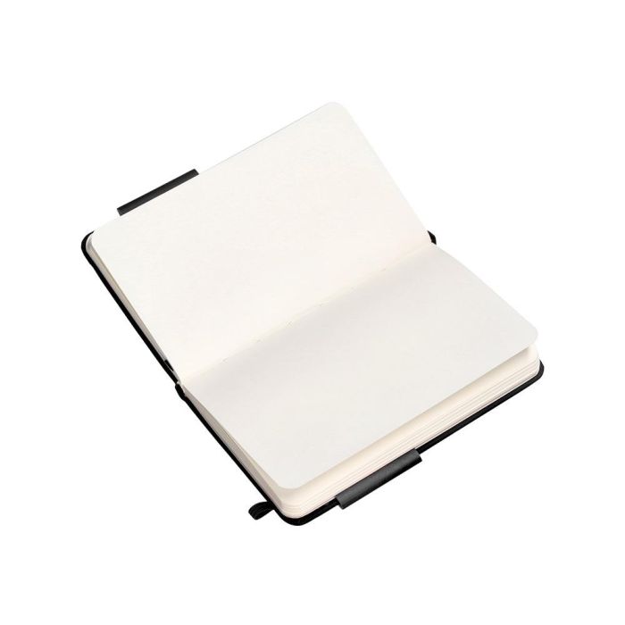 Cuaderno Con Gomilla Antartik Notes Tapa Dura A6 Hojas Lisas Negro 100 Hojas 80 gr Fsc 8