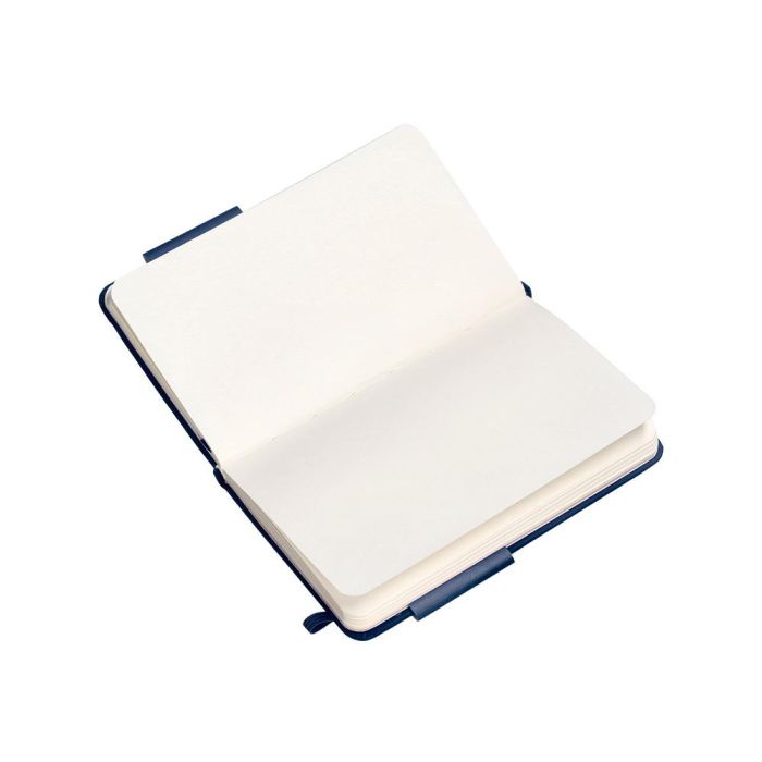 Cuaderno Con Gomilla Antartik Notes Tapa Dura A6 Hojas Lisas Azul Marino 100 Hojas 80 gr Fsc 8