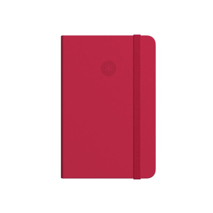 Cuaderno Con Gomilla Antartik Notes Tapa Dura A4 Hojas Lisas Rojo 100 Hojas 80 gr Fsc