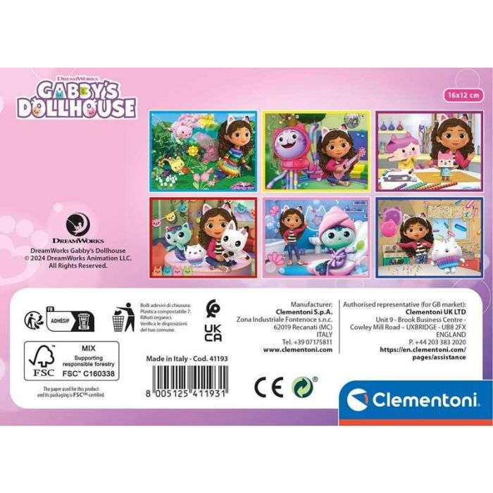 Puzzle Infantil Rompecabezas 12 cubos La Casa de Gabby 4