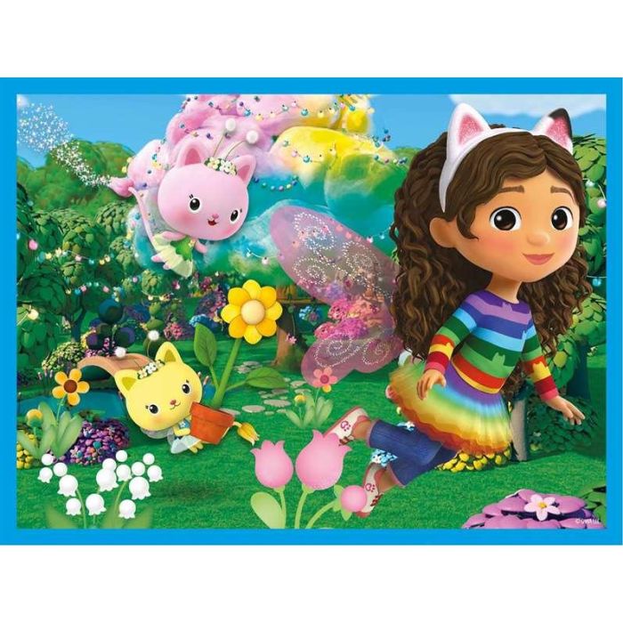 Puzzle Infantil Rompecabezas 12 cubos La Casa de Gabby 6