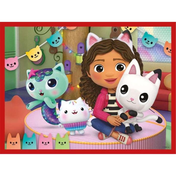 Puzzle Infantil Rompecabezas 12 cubos La Casa de Gabby 7