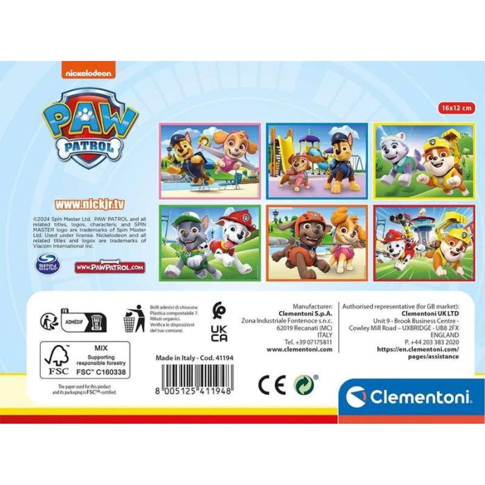 Puzzle Infantil Rompecabezas 12 cubos  Paw Patrol. 4