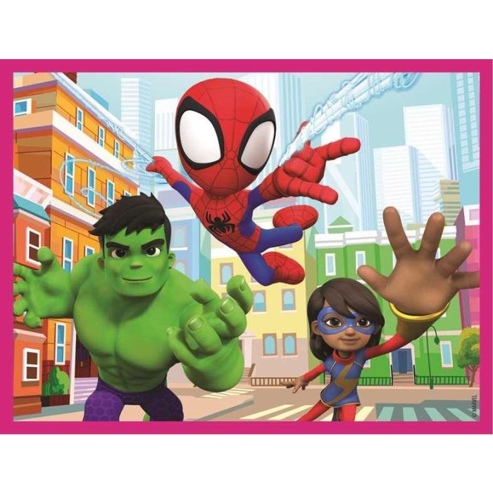 Puzzle Infantil Rompecabezas 12 cubos Spidey And His Amazing Friends 1